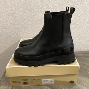 MICHAEL MICHAEL KORS Women's Rowan Pull-On Ankle Chelsea Booties, 7.5